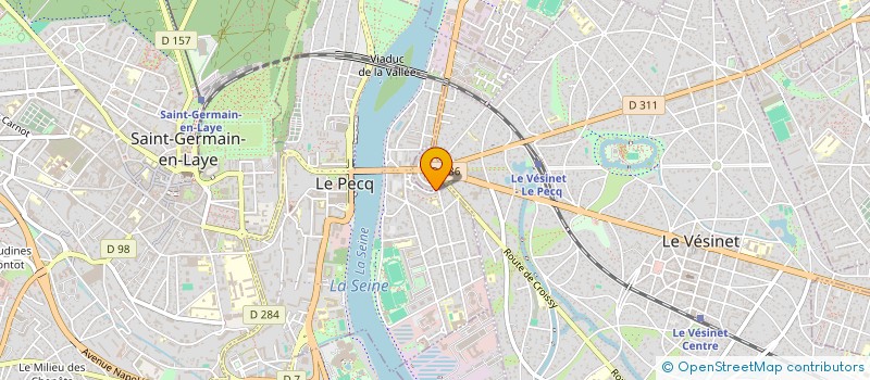 localisation de l'entreprise SOCIETE CIVILE DE MOYENS 20 CIRCULAIRE  LE VESINET