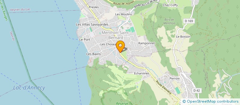 localisation de l'entreprise SOCIETE CIVILE DE MOYENS à MENTHON-SAINT-BERNARD