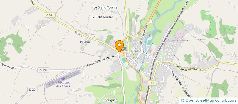 localisation de l'entreprise SOCIETE CIVILE DE MOYENS A CAPITAL ET PERSONNEL VARIABLES M.A.MARTY ET C.ROIBAN-ZAHER PAR ABREVIATION : S.C.M MAROI à CHALAIS