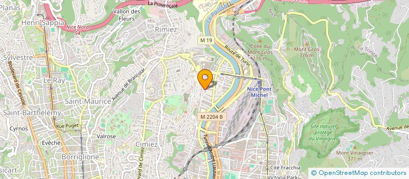localisation de l'entreprise SOCIETE CIVILE DE MOYENS ACOURT HARQUET à NICE
