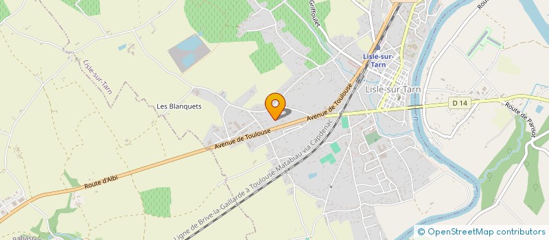 localisation de l'entreprise SOCIETE CIVILE DE MOYENS AKROATE-SHEN à LISLE-SUR-TARN