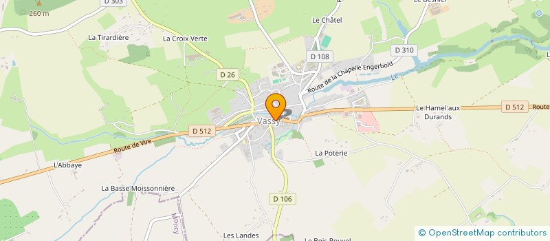 localisation de l'entreprise SOCIETE CIVILE DE MOYENS ASSOCIATION INFIRMIERE VASSEENNE  VALDALLIERE