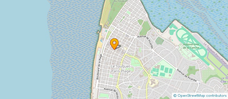 localisation de l'entreprise SOCIETE CIVILE DE MOYENS ATELIER DU SOURIRE  LE TOUQUET-PARIS-PLAGE