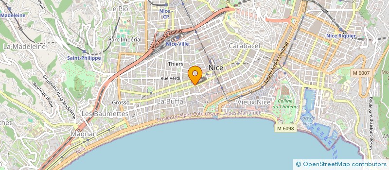 localisation de l'entreprise SOCIETE CIVILE DE MOYENS B 2M à NICE
