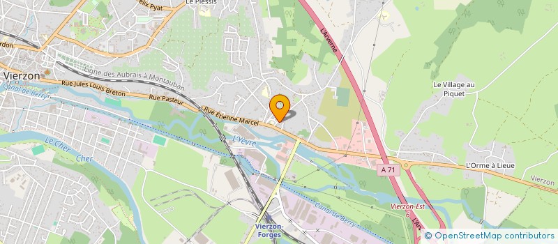 localisation de l'entreprise SOCIETE CIVILE DE MOYENS BARON-GAUTHIER à VIERZON