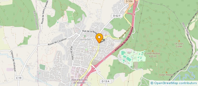 localisation de l'entreprise SOCIETE CIVILE DE MOYENS BARRERE DURNERIN  VENELLES