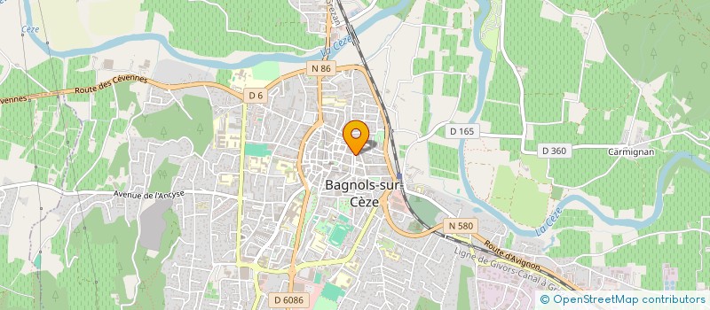 localisation de l'entreprise SOCIETE CIVILE DE MOYENS BARTLEFE à BAGNOLS-SUR-CEZE
