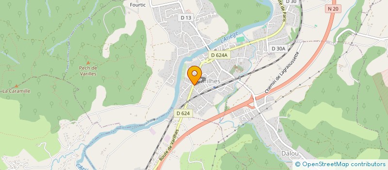 localisation de l'entreprise SOCIETE CIVILE DE MOYENS BAYSSELIER ENSALES à VARILHES