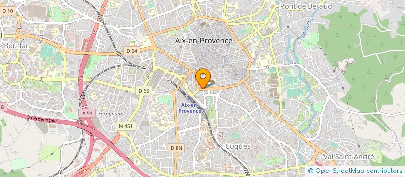 localisation de l'entreprise SOCIETE CIVILE DE MOYENS BELCALI à AIX-EN-PROVENCE