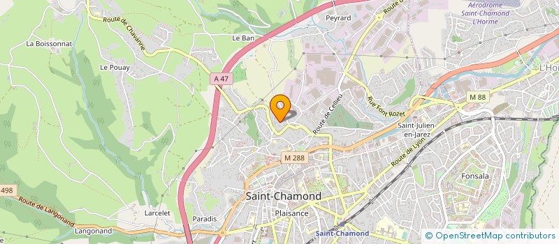 localisation de l'entreprise SOCIETE CIVILE DE MOYENS BERNARD PROST à SAINT-CHAMOND