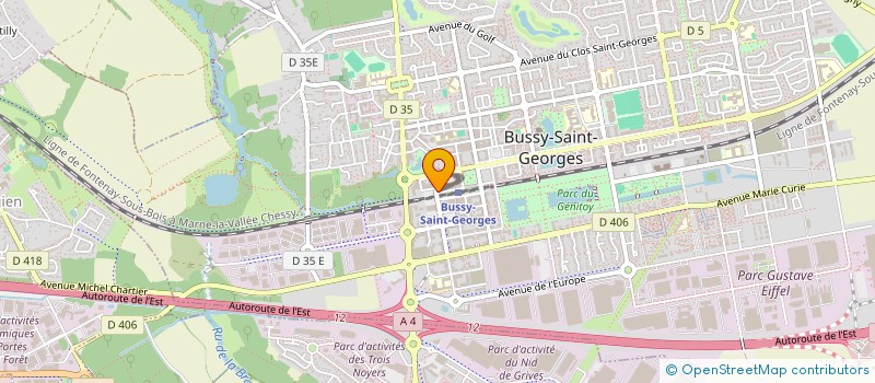 localisation de l'entreprise SOCIETE CIVILE DE MOYENS BIENVENUE à BUSSY-SAINT-GEORGES