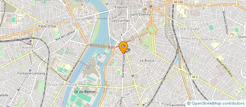 localisation de l'entreprise SOCIETE CIVILE DE MOYENS BOULOT-FAYADA  TOULOUSE
