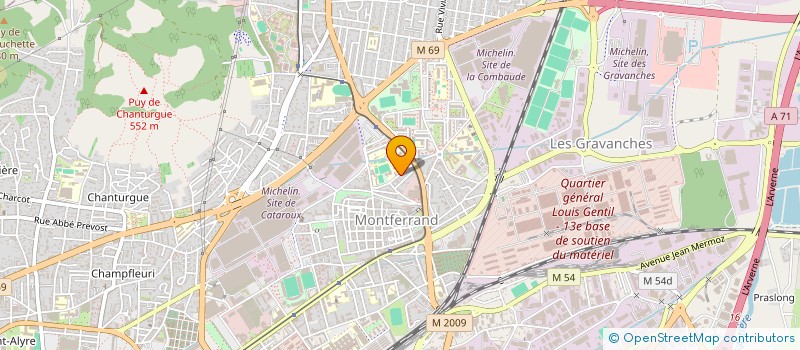 localisation de l'entreprise SOCIETE CIVILE DE MOYENS BRUNEHAUT GBONON à CLERMONT-FERRAND