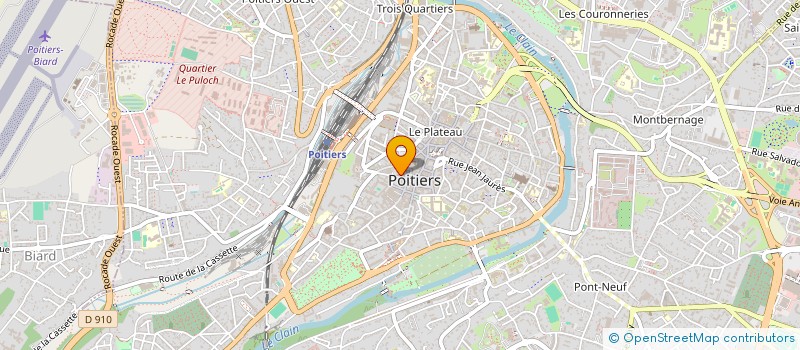 localisation de l'entreprise SOCIETE CIVILE DE MOYENS C.2.A à POITIERS