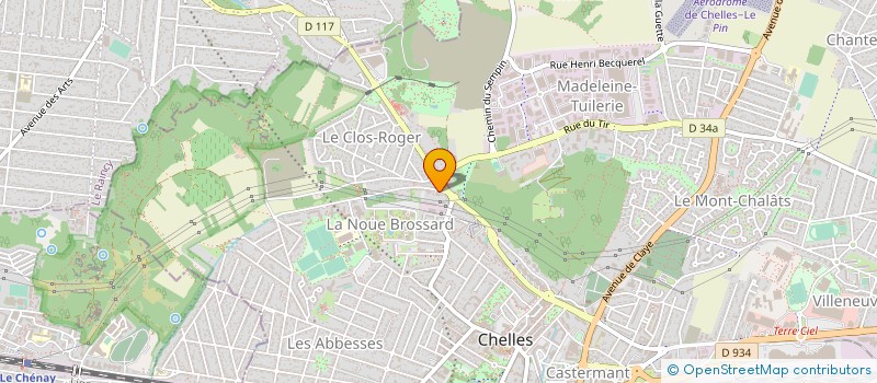 localisation de l'entreprise SOCIETE CIVILE DE MOYENS CABINET D'ERGOTHERAPIE CABEX SEINE ET MARNE à CHELLES