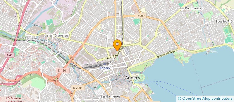 localisation de l'entreprise SOCIETE CIVILE DE MOYENS CABINET DENTAIRE BUAN ET LECLERC à ANNECY