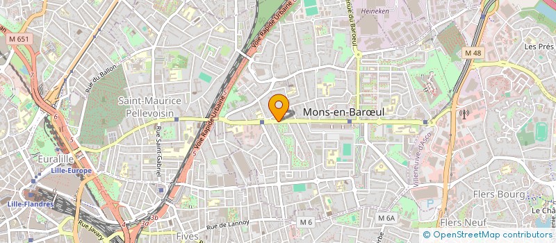 localisation de l'entreprise SOCIETE CIVILE DE MOYENS CABINET DES ACACIAS  MONS-EN-BARUL