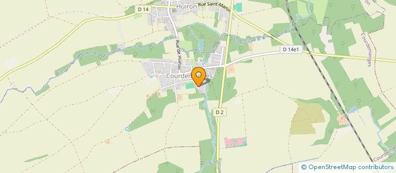 localisation de l'entreprise SOCIETE CIVILE DE MOYENS CABINET INFIRMIER ORTELLI-GUIHOT  COURDEMANGES