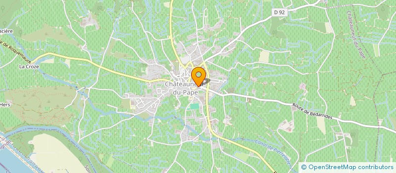 localisation de l'entreprise SOCIETE CIVILE DE MOYENS CABINET MEDICAL DE CHATEAUNEUF DU PAPE à CHATEAUNEUF-DU-PAPE