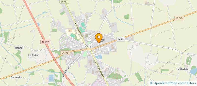 localisation de l'entreprise SOCIETE CIVILE DE MOYENS CABINET MEDICAL DE DERVAL  DERVAL