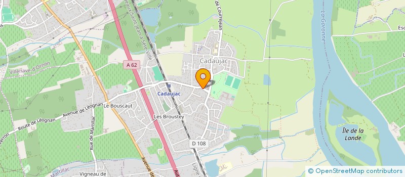 localisation de l'entreprise SOCIETE CIVILE DE MOYENS CADAUJAC CENTRE  CADAUJAC