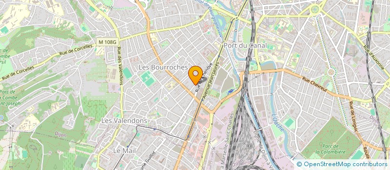 localisation de l'entreprise SOCIETE CIVILE DE MOYENS CAISEZ MICHOT  DIJON