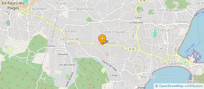 localisation de l'entreprise SOCIETE CIVILE DE MOYENS CAP D'OPH II à LA SEYNE-SUR-MER