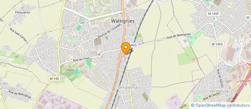 localisation de l'entreprise SOCIETE CIVILE DE MOYENS CARDIO TEMPLEMARS  TEMPLEMARS