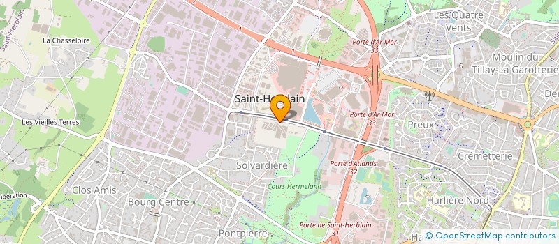 localisation de l'entreprise SOCIETE CIVILE DE MOYENS CARDIOLOGIE DE LA TOURMALINE à SAINT-HERBLAIN