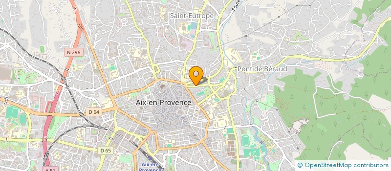 localisation de l'entreprise SOCIETE CIVILE DE MOYENS CARRE D'O à AIX-EN-PROVENCE
