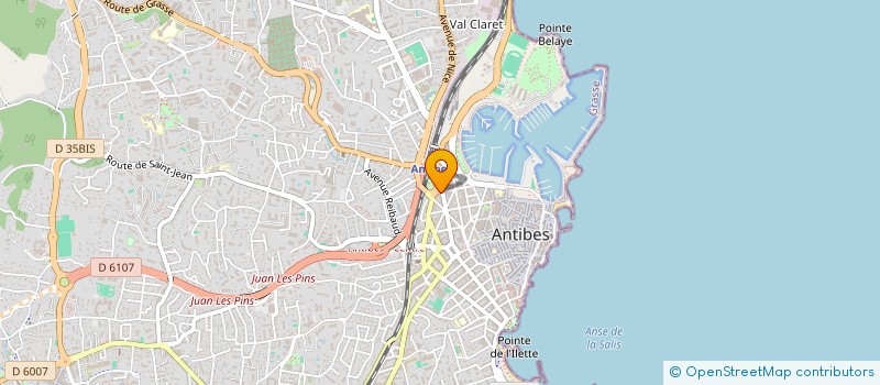 localisation de l'entreprise SOCIETE CIVILE DE MOYENS CASSIOPEE à ANTIBES