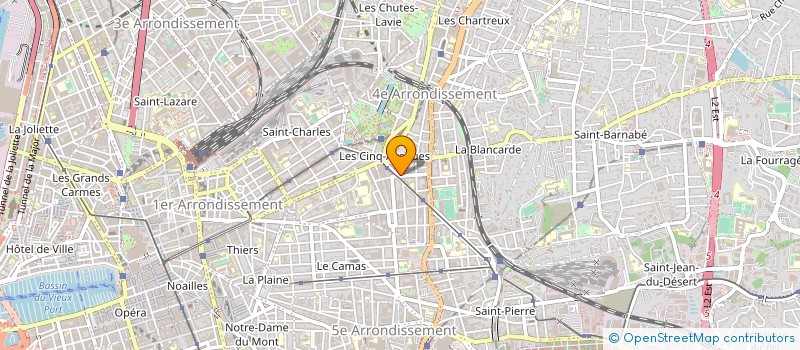 localisation de l'entreprise SOCIETE CIVILE DE MOYENS CAUBET SOULELIAC à MARSEILLE