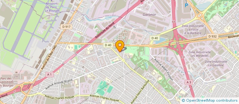 localisation de l'entreprise SOCIETE CIVILE DE MOYENS CENTRE DE SOINS DES COSMONAUTES à LE BLANC-MESNIL