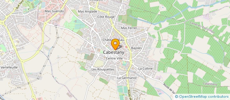 localisation de l'entreprise SOCIETE CIVILE DE MOYENS CENTRE MEDICAL DE CABESTANY  CABESTANY