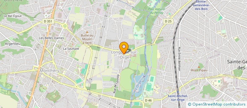 localisation de l'entreprise SOCIETE CIVILE DE MOYENS CENTRE PARAMEDICAL DES MESSAGERIES à MONTLHERY