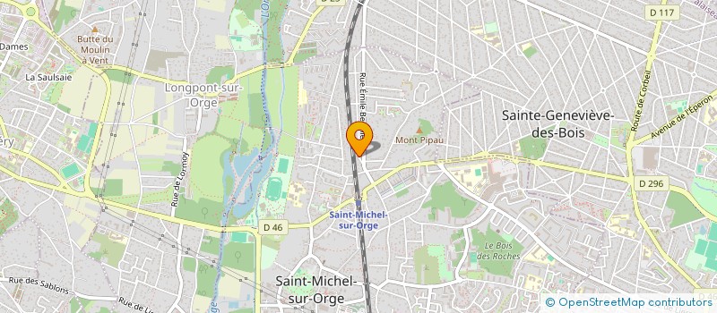 localisation de l'entreprise SOCIETE CIVILE DE MOYENS CHAMPAGNE - LANNAUD  SAINT-MICHEL-SUR-ORGE