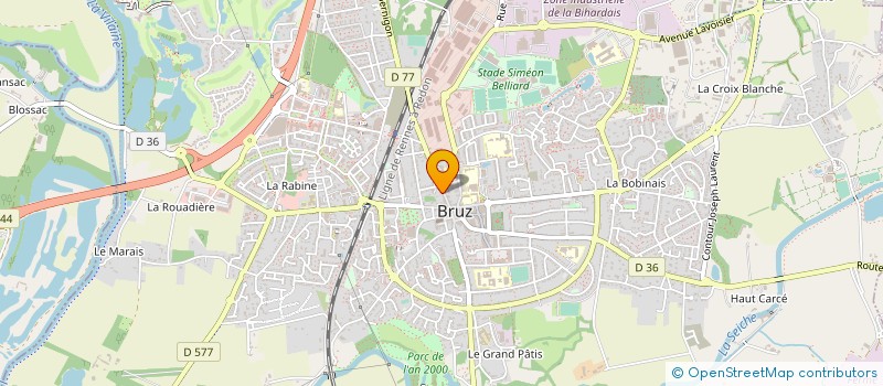 localisation de l'entreprise SOCIETE CIVILE DE MOYENS CHANTEBEL-LANOE-LE FEVRE CABINET D'INFIRMIERS à BRUZ