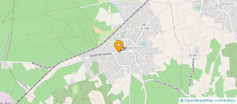 localisation de l'entreprise SOCIETE CIVILE DE MOYENS CHASTEAU LAURENS  BEAUVOISIN