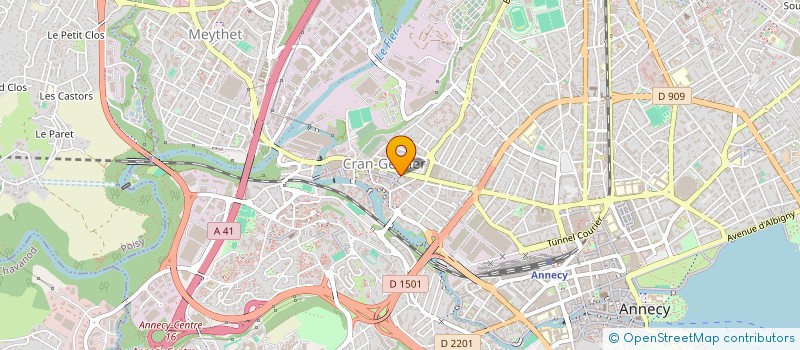 localisation de l'entreprise SOCIETE CIVILE DE MOYENS CHORUS DENTAIRE II à ANNECY