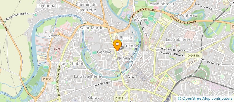 localisation de l'entreprise SOCIETE CIVILE DE MOYENS CIRIELLE à NIORT