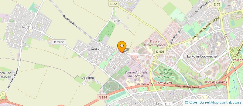 localisation de l'entreprise SOCIETE CIVILE DE MOYENS CMB à SAINT-GERMAIN-LA-BLANCHE-HERBE