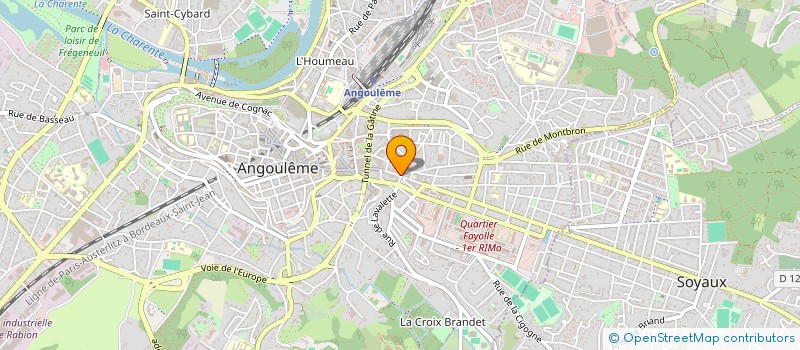 localisation de l'entreprise SOCIETE CIVILE DE MOYENS CONDYLIS-PLAZER-FAILLES à ANGOULEME