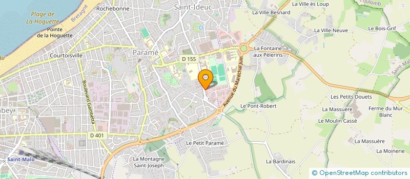localisation de l'entreprise SOCIETE CIVILE DE MOYENS COUDRAY - LE CORRE à SAINT-MALO