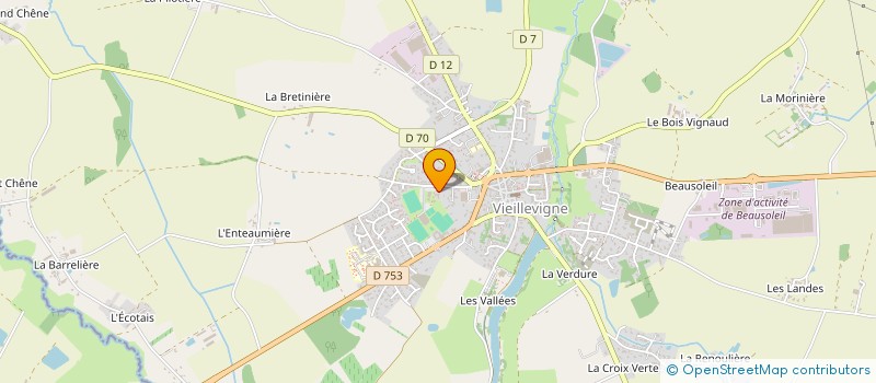 localisation de l'entreprise SOCIETE CIVILE DE MOYENS DANOT EN ABREGE SCM DANOT  VIEILLEVIGNE