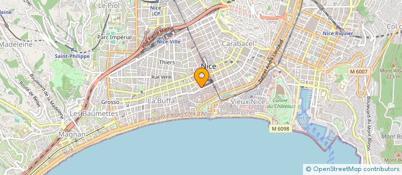localisation de l'entreprise SOCIETE CIVILE DE MOYENS DE CHIRURGIENS DENTISTES DES DOCTEURS CORMOULS HOULES OLIVIER ET THOMAS à NICE