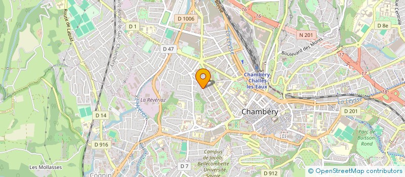 localisation de l'entreprise SOCIETE CIVILE DE MOYENS DE GESTION DES STRUCTURES DE DEFENSE DES SALARIES ET DE SOLIDARITE SOCIALE à CHAMBERY