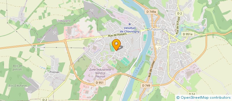 localisation de l'entreprise SOCIETE CIVILE DE MOYENS DE LA CAILLOTIERE à CHAUVIGNY
