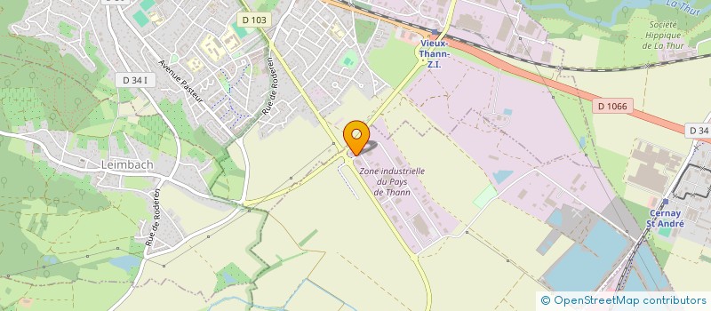 localisation de l'entreprise SOCIETE CIVILE DE MOYENS DE LA MAISON MEDICALE DU THANNER  ASPACH-MICHELBACH