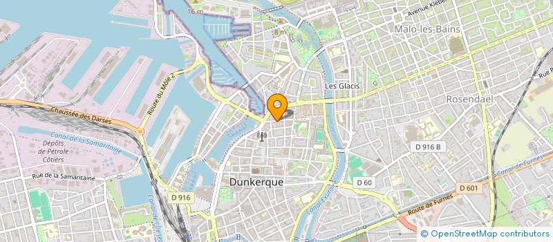 localisation de l'entreprise SOCIETE CIVILE DE MOYENS DE LA RUE DES ARBRES à DUNKERQUE