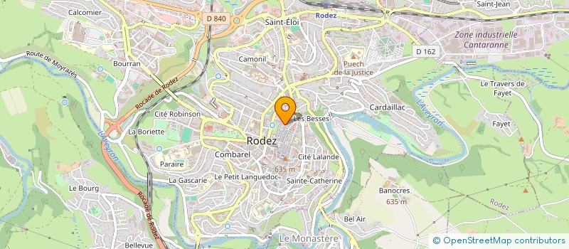 localisation de l'entreprise SOCIETE CIVILE DE MOYENS DE LA TOUR RAYNALDE à RODEZ